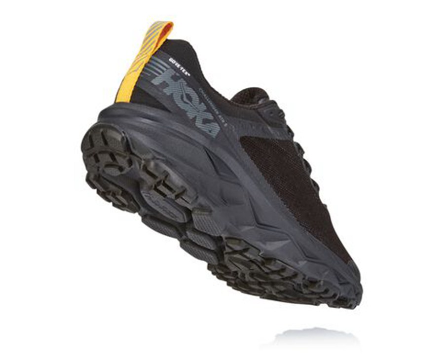 Hoka One One Mens Trail Shoes - Challenger ATR 5 GORE-TEX - Black - JGEW74563